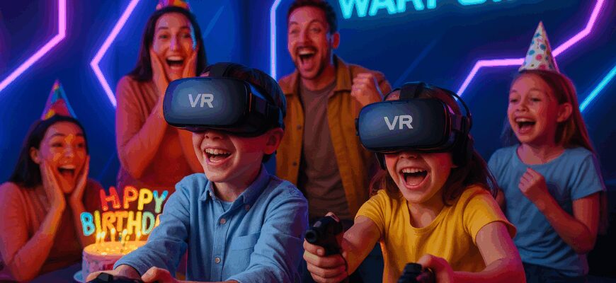 Как организовать незабываемый детский день рождения в VR-клубе Пензы: полный чек-лист для мам