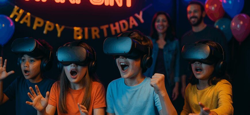 Как выбрать идеальное детское развлечение в Пензе: VR‑праздник или лазертаг для ярких эмоций и безопасности