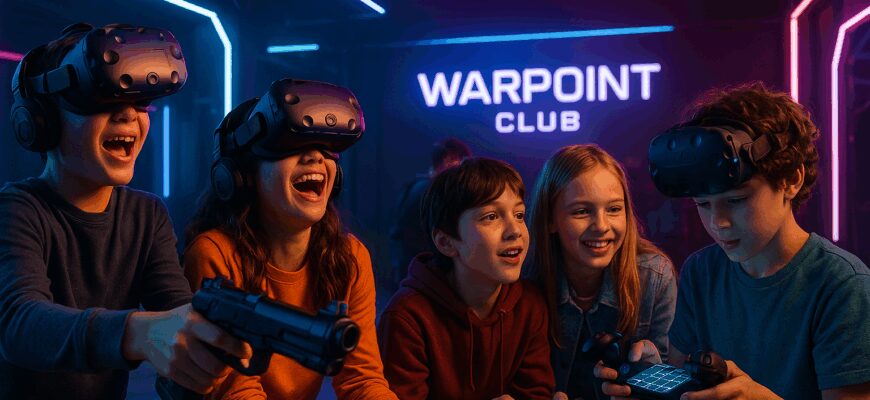 Лучшие VR-игры для детских праздников в Пензе – уникальные приключения и безопасность в клубе Warpoint