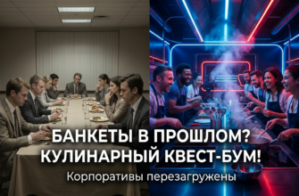 Кулинарный квест в Пензе, где компании предлагают банкеты в формате интерактивного шоу.