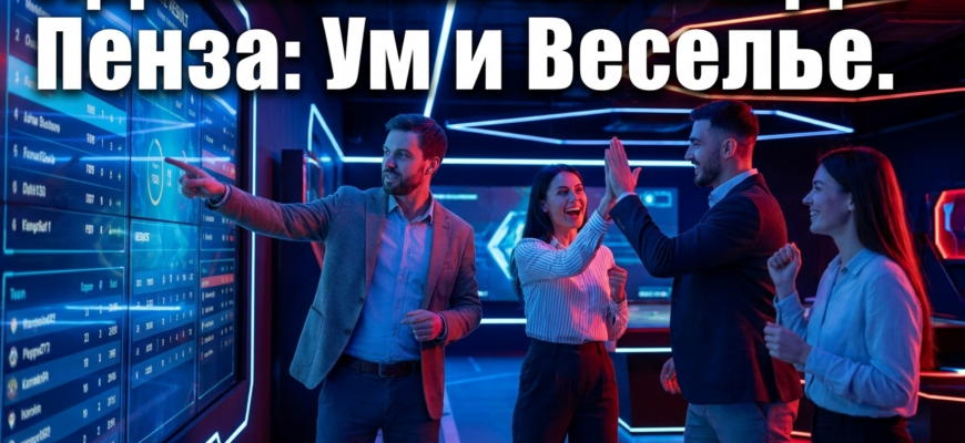 Команда на тимбилдинге в Пензе, сплочение и весёлые активности